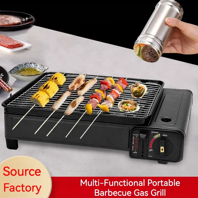 Custom Wholesale Restaurant Camping Stainless Steel Commercial Barbecue Portable Outdoor Bbq Gas Grill