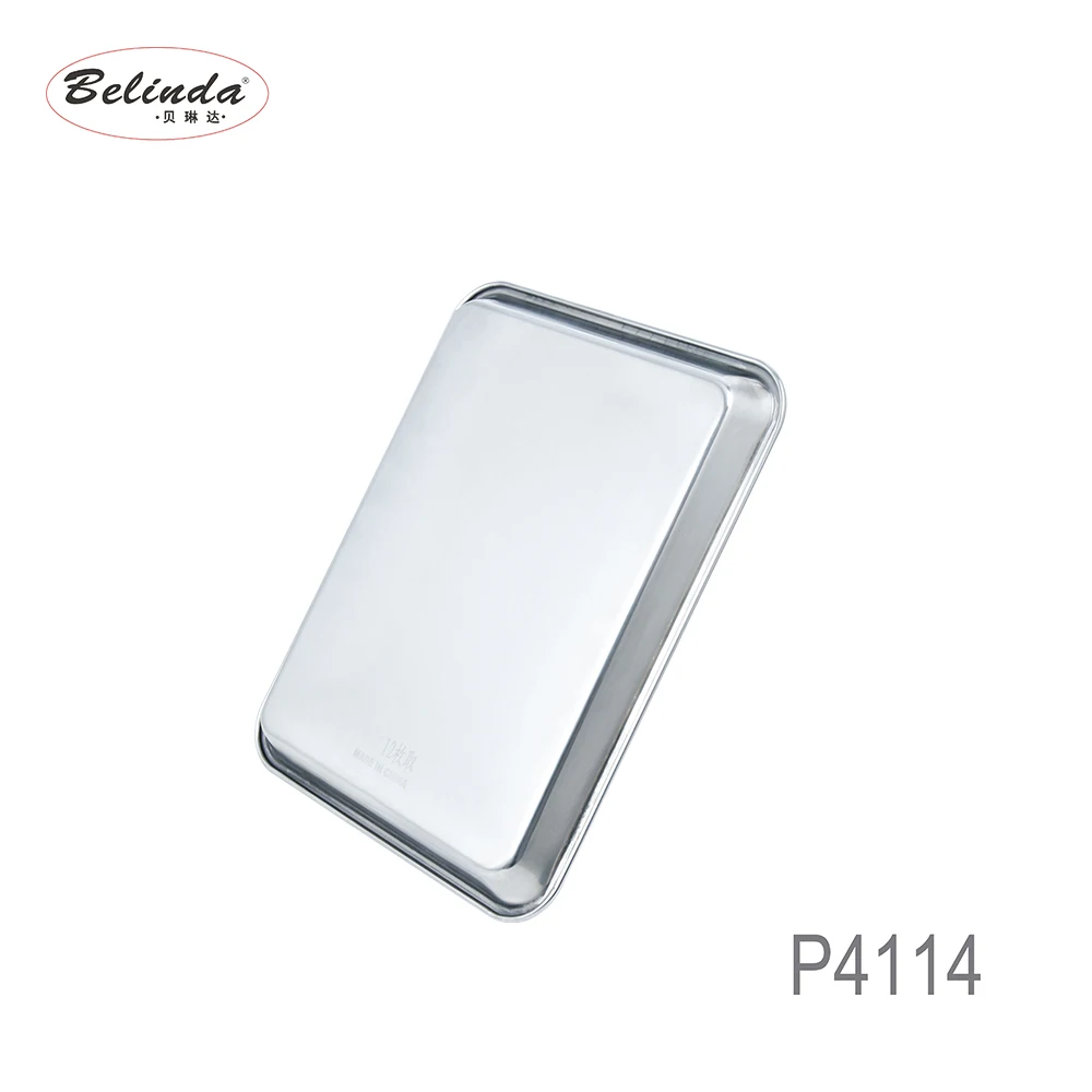 New Arrival Stainless Steel Tray Rectangle Food Serving Tray Baking Trays Pan Wholesale