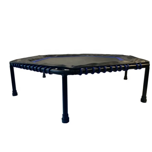 
Hexagon Mini Trampoline with Bungee Cord for Kids 