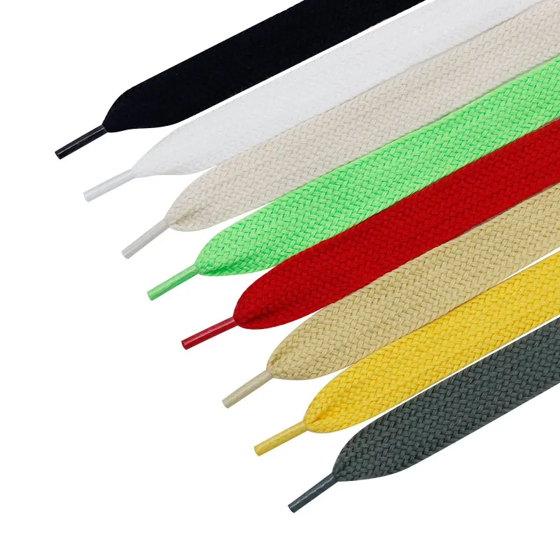 High Quality 3/4' Fat Shoe Laces 39'-55'Length Flat Thick Wide Jumbo Shoelaces Replacement Laces for Sneakers