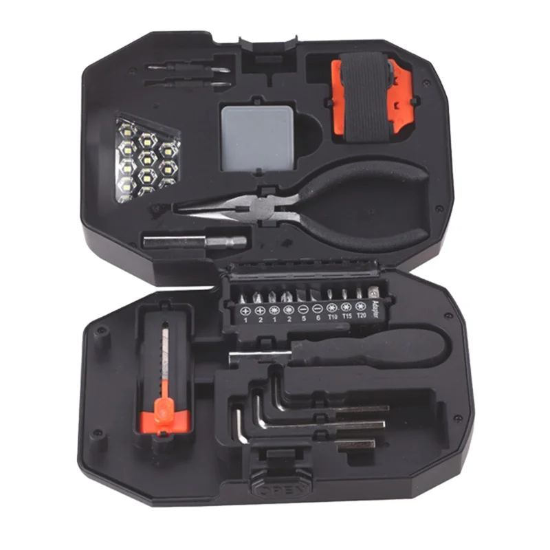 
ST-08 24pc shand tool screwdriver set with Flashlight 