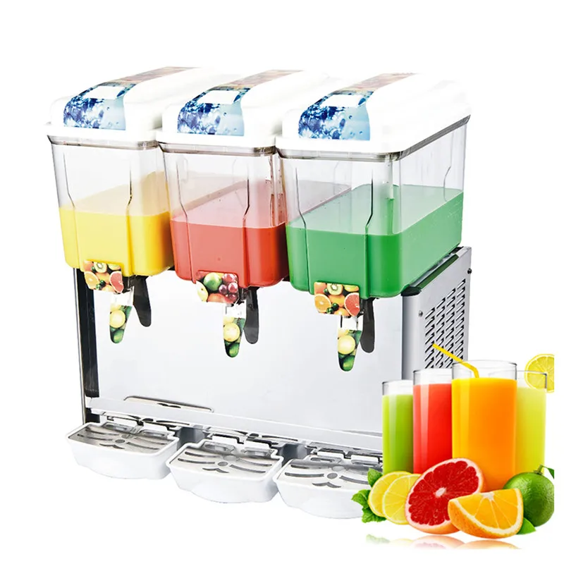High Quality juice dispenser for sale Orange Juicer Milk Liquid Liquor refrigerator due tank juice dispenser