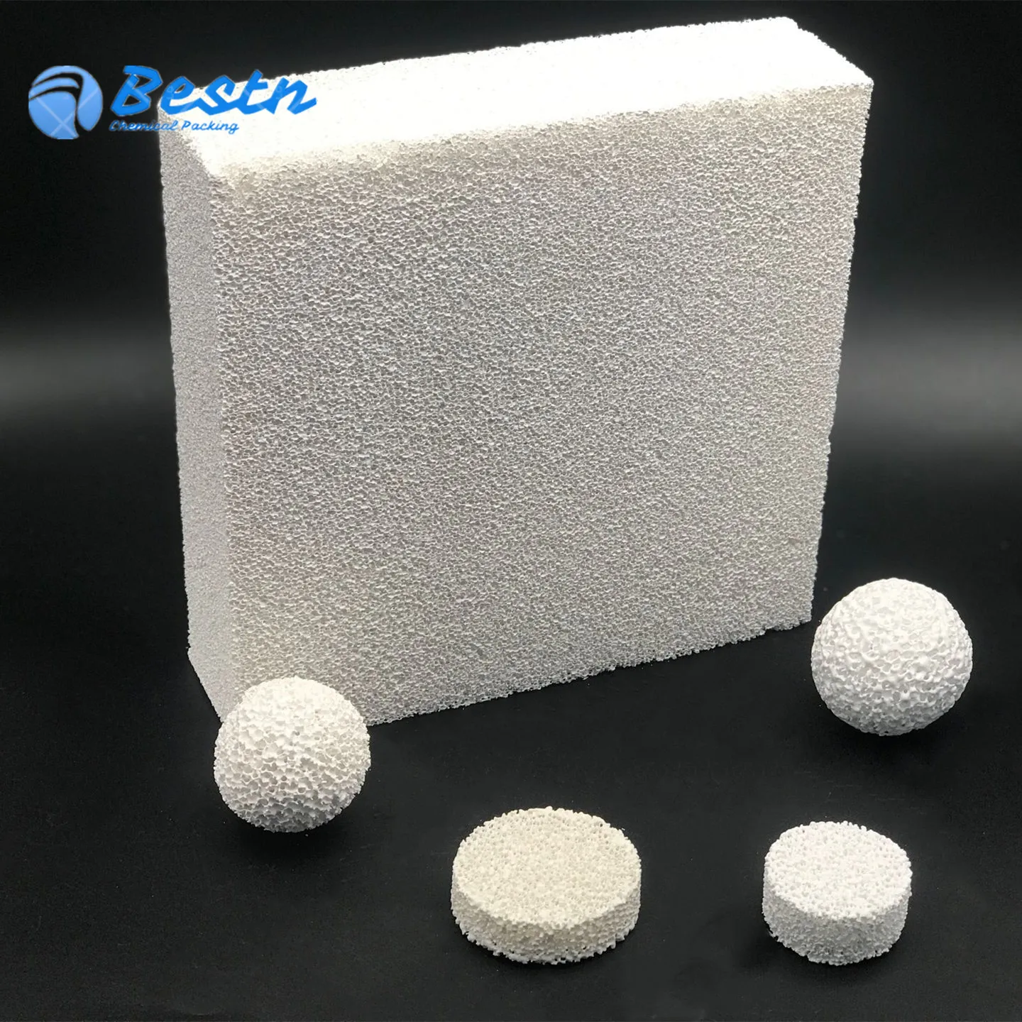 10 30 50 Ppi High Quality Industrial Cast Foundry Porous Silicon Carbide Zirconia Magnesia Alumina Foam Ceramic Filter