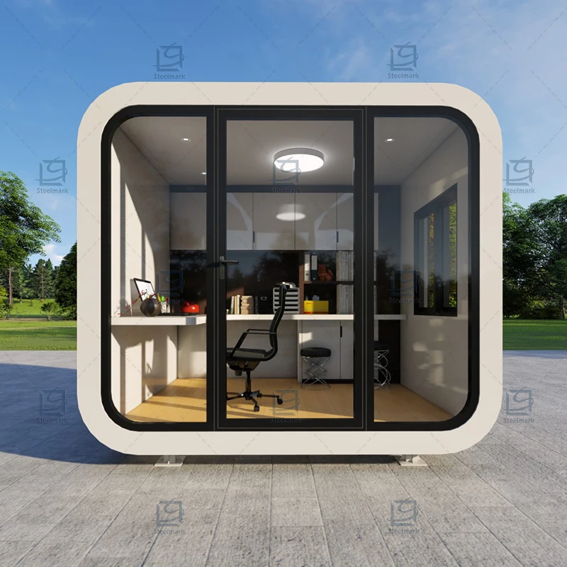 Modern prefabricated building bungalow Apple cottage prefabricated fiberglass structure residence