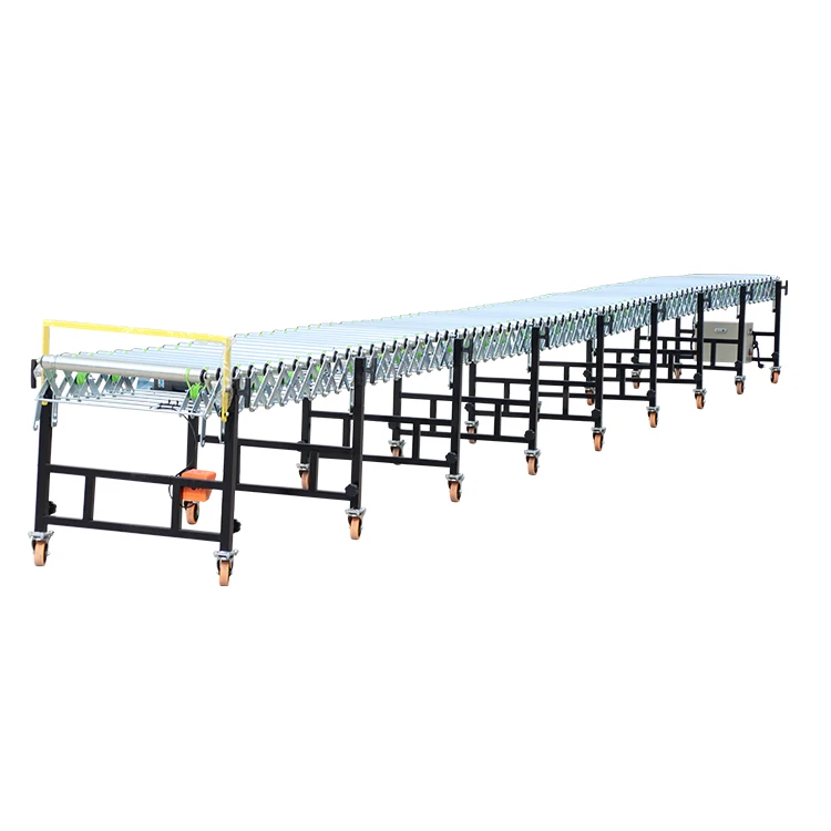 LIANGZO Customized Flexible Roller Conveyor For High-frequency Use In Warehouse