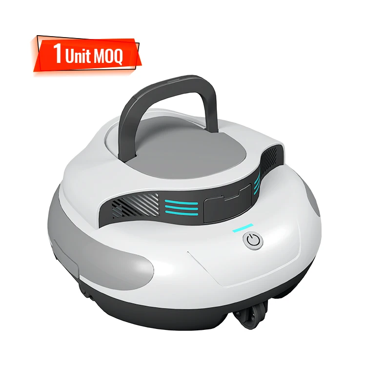 Dual-Motor Cordless Robot Vacuum Cleaner For Pool Self-Docking For Above/In-Ground Flat Pools The Pool Cleaner