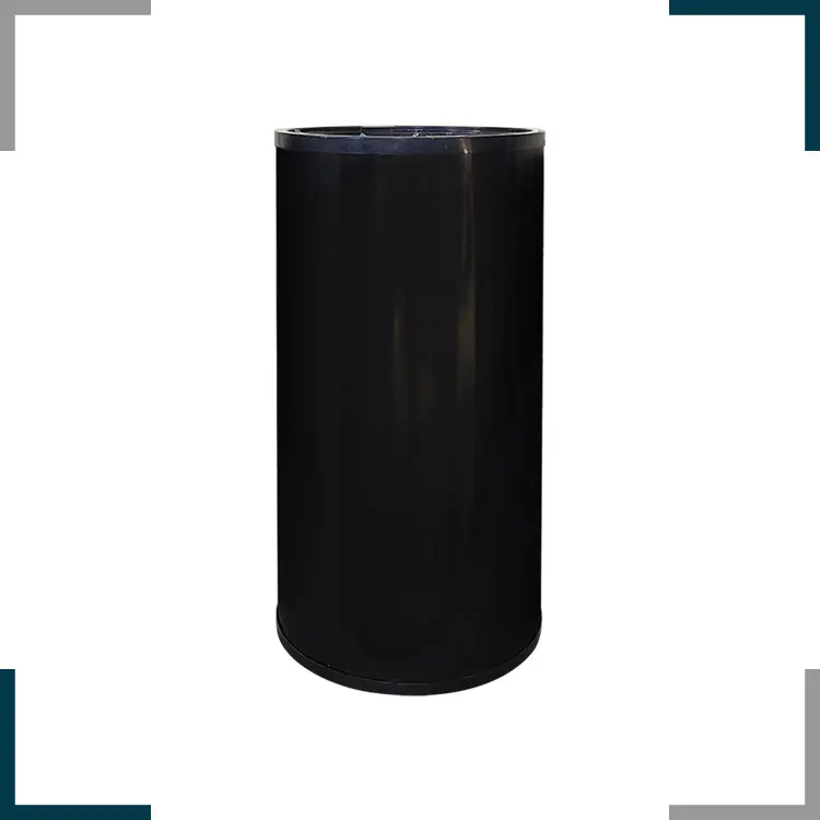 Meisda SC65Y 65L Black  Standing Fridge Round Barrel Beverage Cooler Energy Drink Display Coolers