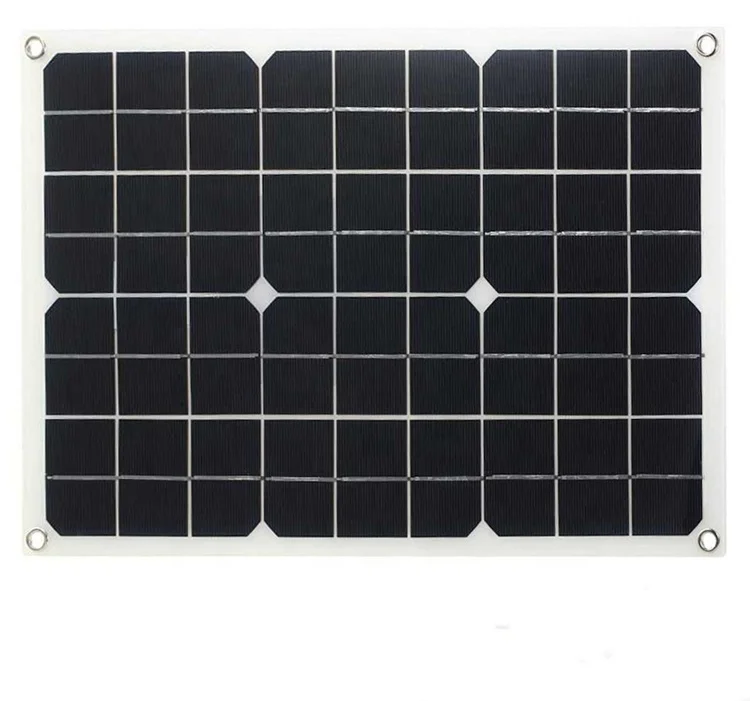 High Efficiency Waterproof 18V18W Semi-flexible Solar Energy Monocrystalline Solar panels