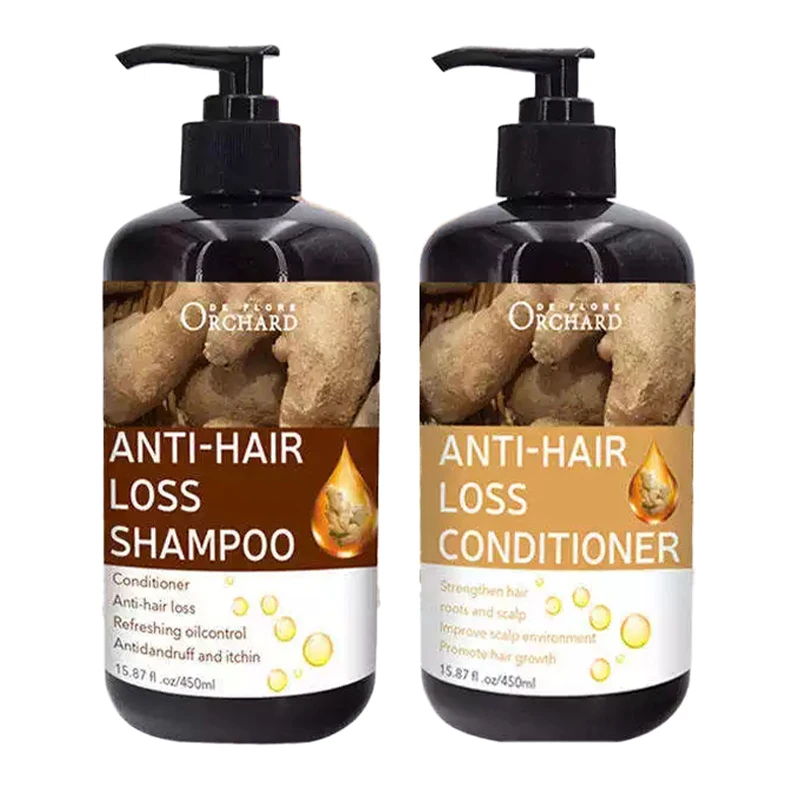 Oem 100% Natrual Anti Loss Hair Growth Shampoo And Conditioner Private Label Biotin Shampoo And Conditioner For Hair Growth