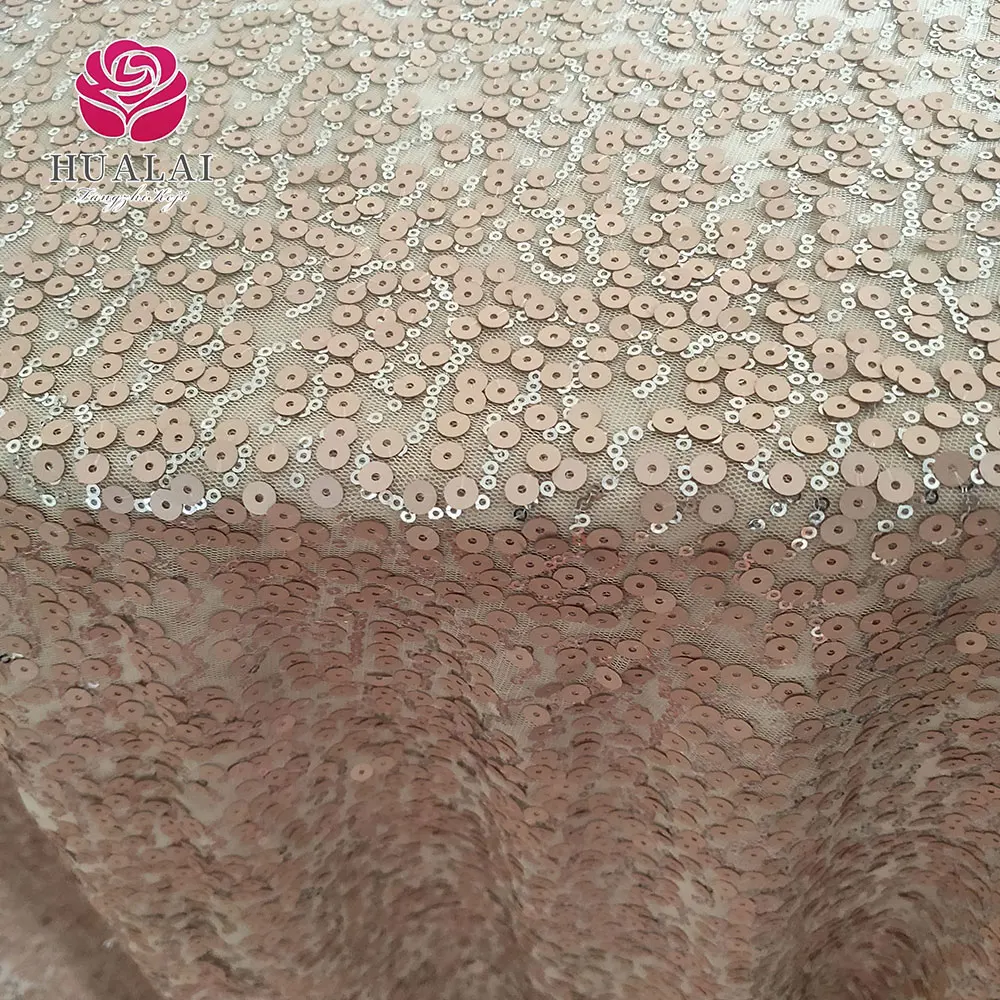 Дешевая заводская цена 120 круглая ткань цвета шампанского бежевого цвета блесток скатерть для свадьбы