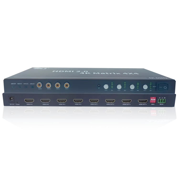  Горячая Распродажа HDCP2.2 без сжатия 4 канала видео микшер