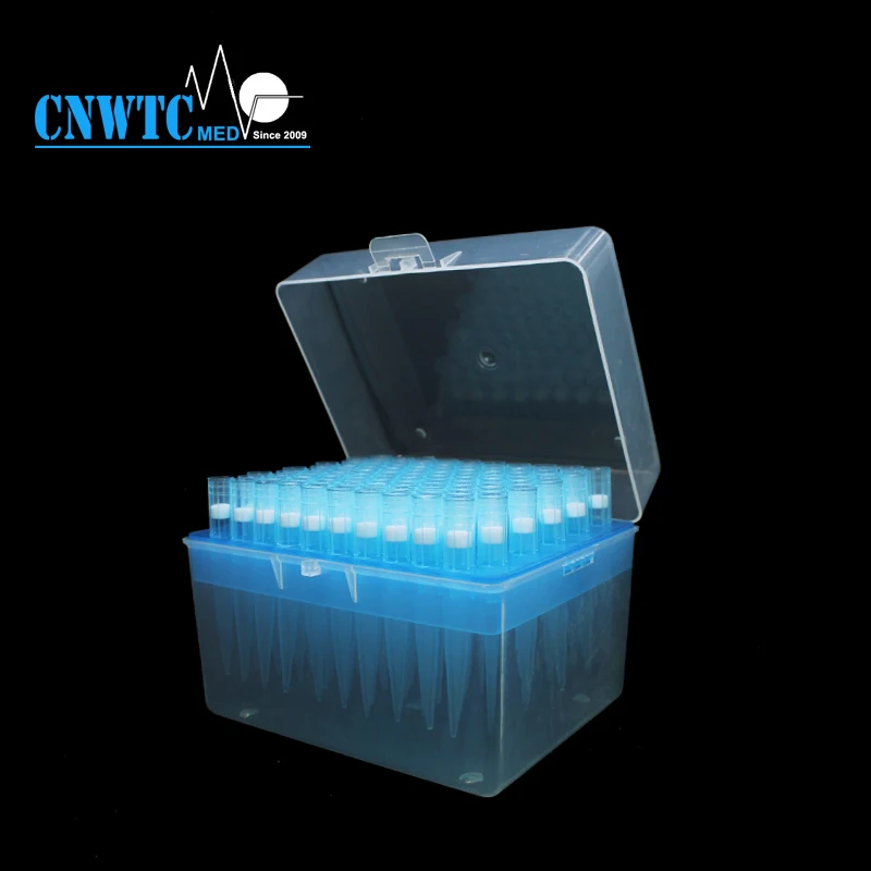 CNWTC disposable micropipette 100-1000ul pipette filter tips racks