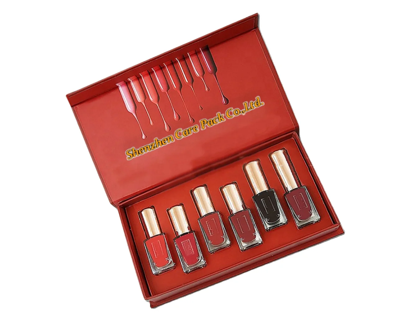 Custom PERFUME Mascara Nail Polish Oil Lipstick Coated Paper Package Cosmetic Paper Box