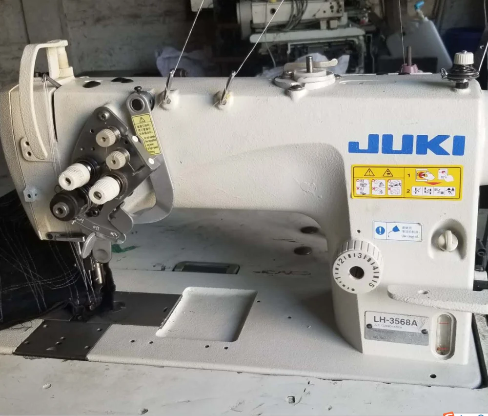 Original used juki-3568S double needle lockstitch industrial sewing machine price