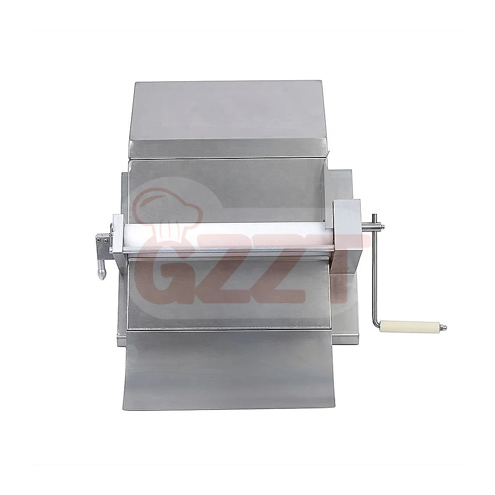 0.5-15Mm Tabletop Samosa Manual Fondant Pastry Small Dough Sugar Sheeter Roller Machine for Bread Bakery Commercial