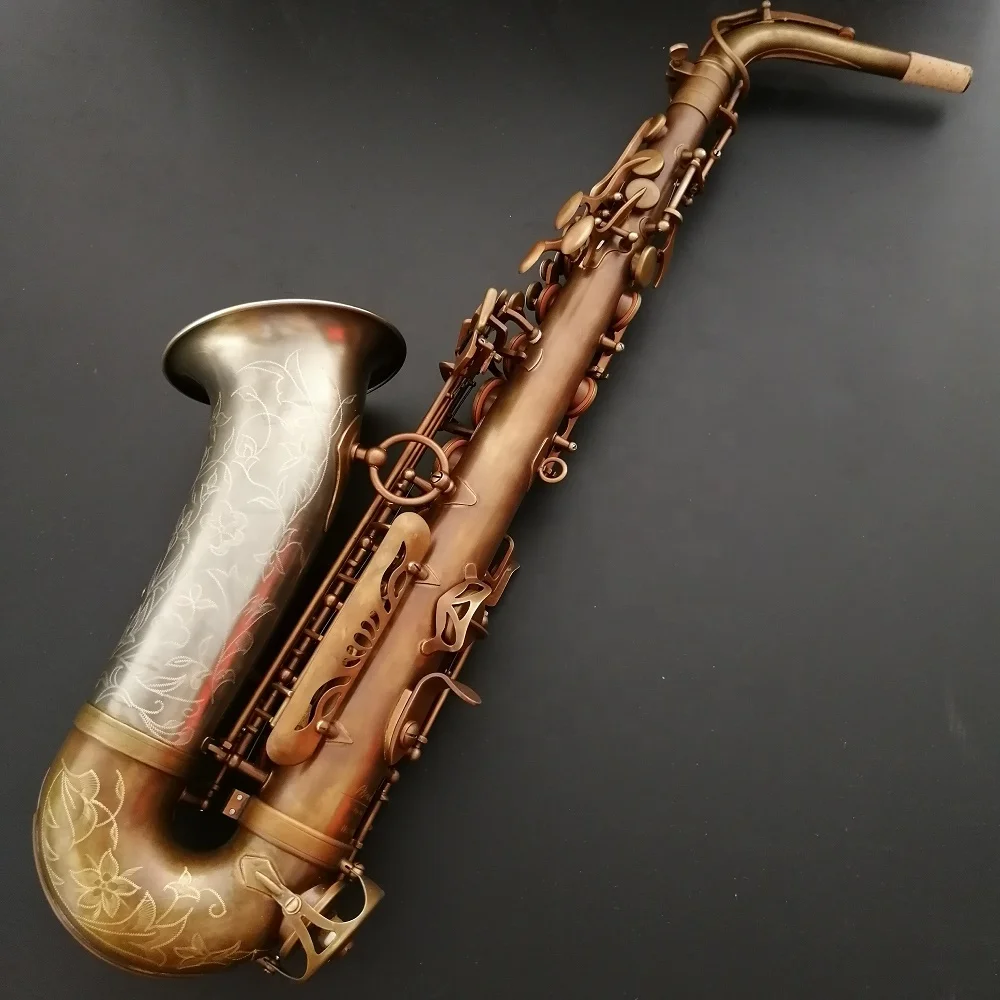 
professional cupronickel bell alto saxophone 