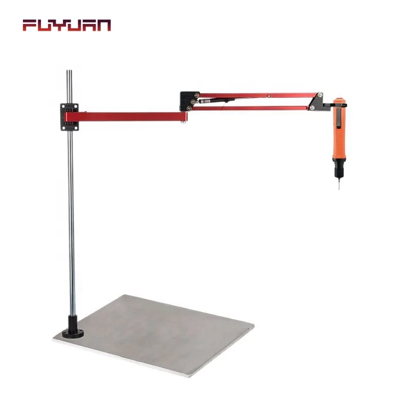 FLYJAN Tapping Vertical Screwdriver Operating Stand Positioning Reaction Bench-mounted Arms With Linear Torque Arm