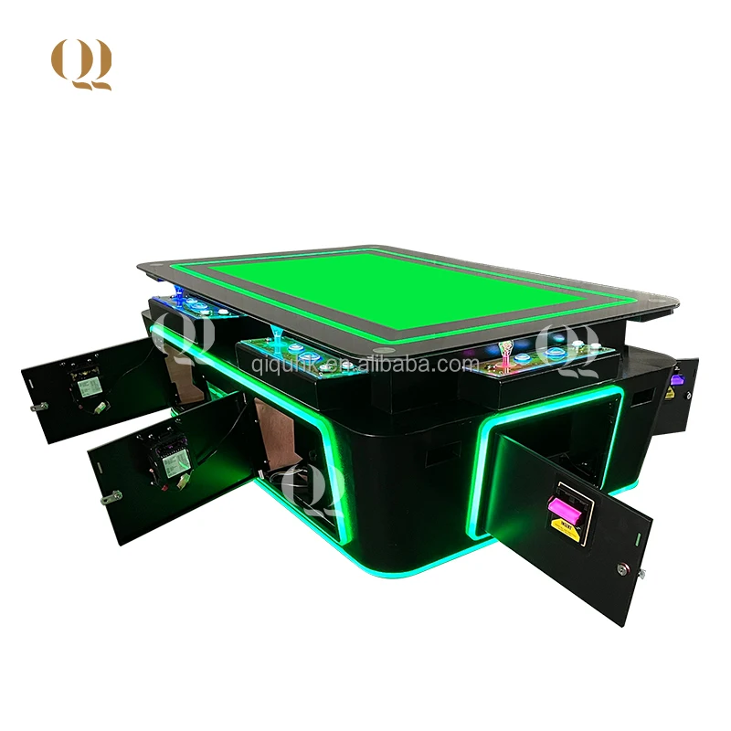 QIQU новый заводская цена дешевые 55 дюймов 6 игроков аркадные навыки игры настольный шкаф для рыбной