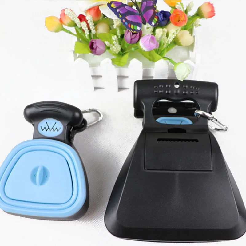 Outdoor Pet Toilet Pick Up pet pooper scooper for dog poop bag dispenser pet travel pooper scooper with plastic bags