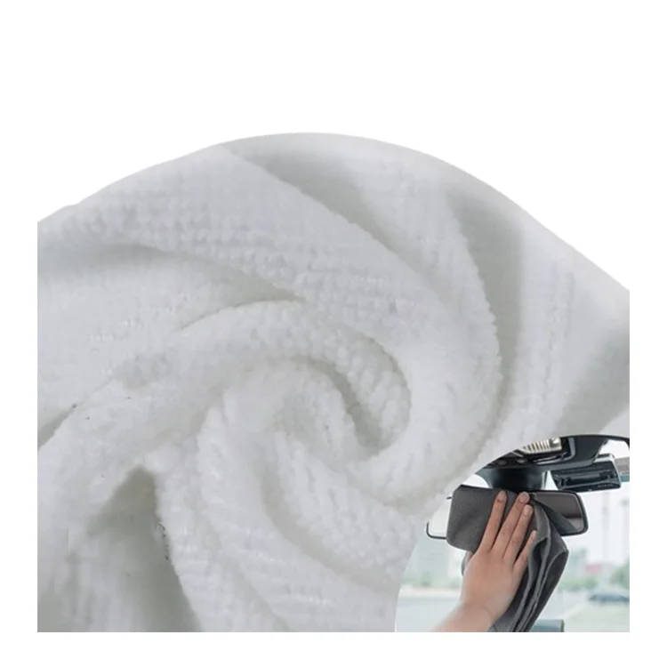 80 Polyester 20 Polyamide Microfiber Jacquard Terry Fabric In Roll Superior For Cleaning
