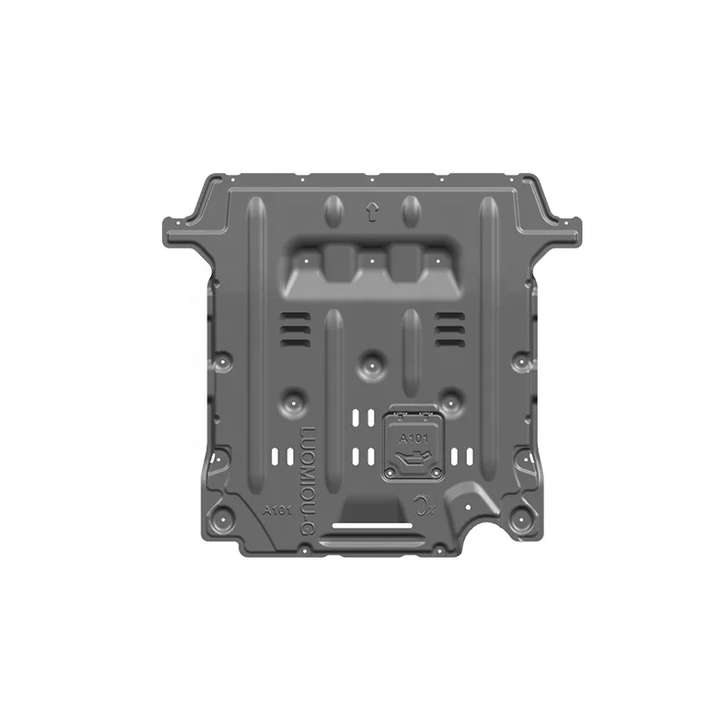 JUNXI 3D Magnesium Aluminum Alloy Engine Gear Box Skid Plate Car Bottom Cover Plate fit for Giulia