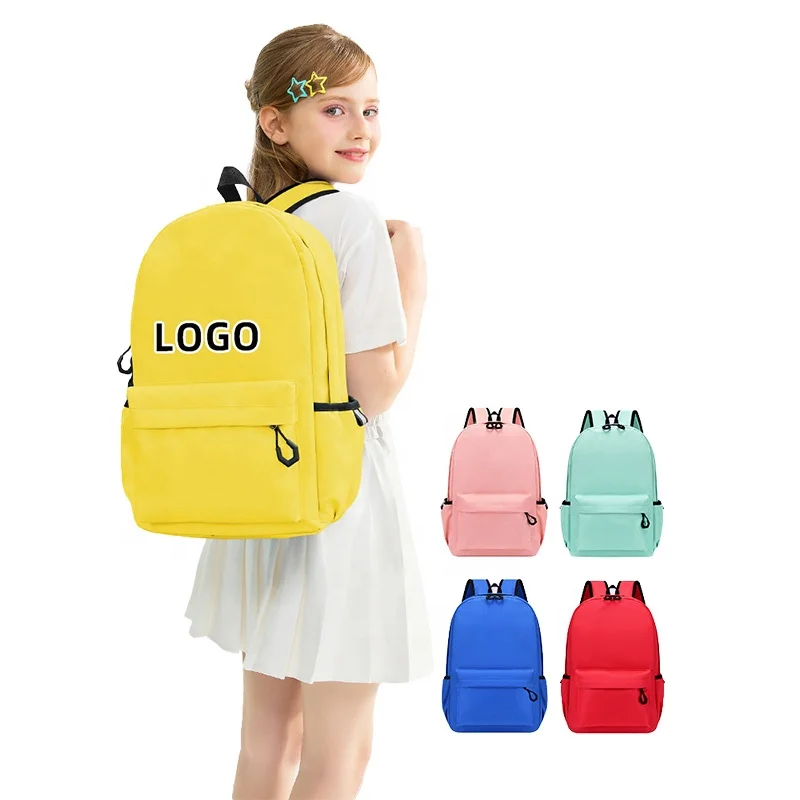 LCC615 Wholesale Customizable Logo Back Packs Set Cartoon Printed Secondary Students School Bag Promotion Custom School Backpack