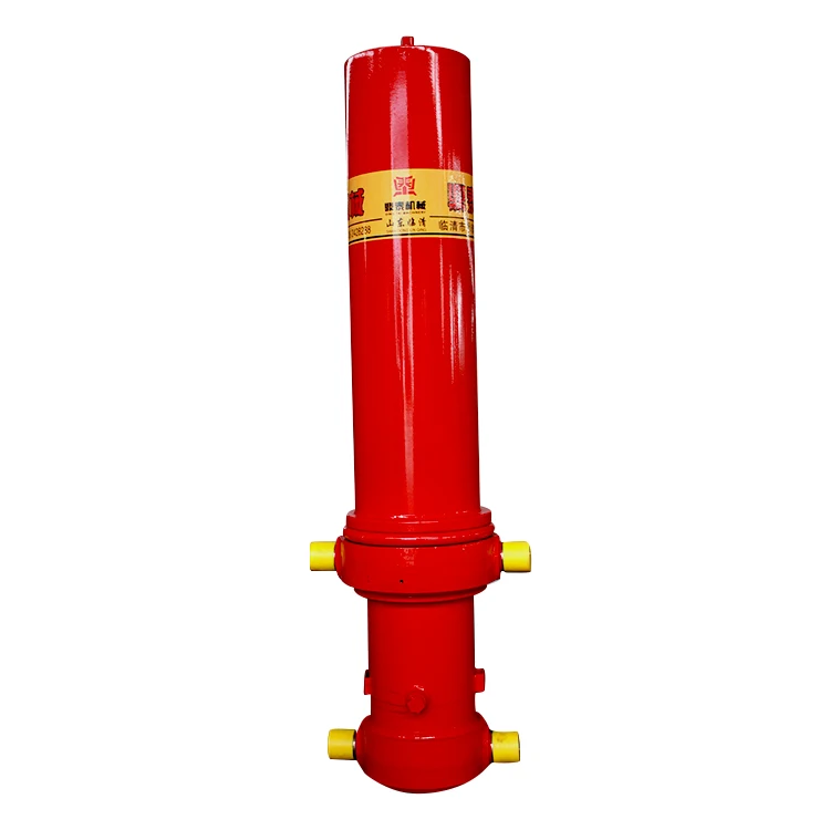 Telescopic hydraulic cylinder large-tonnage lifting multistage cylinder