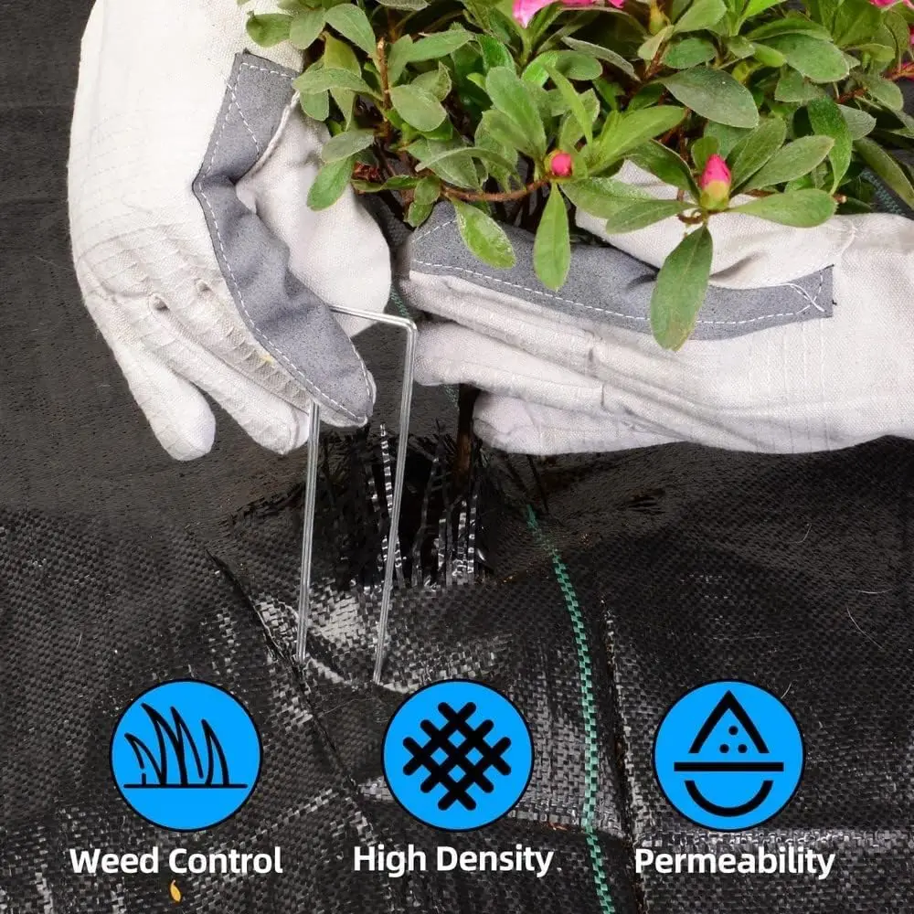 Садовый коврик для борьбы с сорняками 4 х50 футов