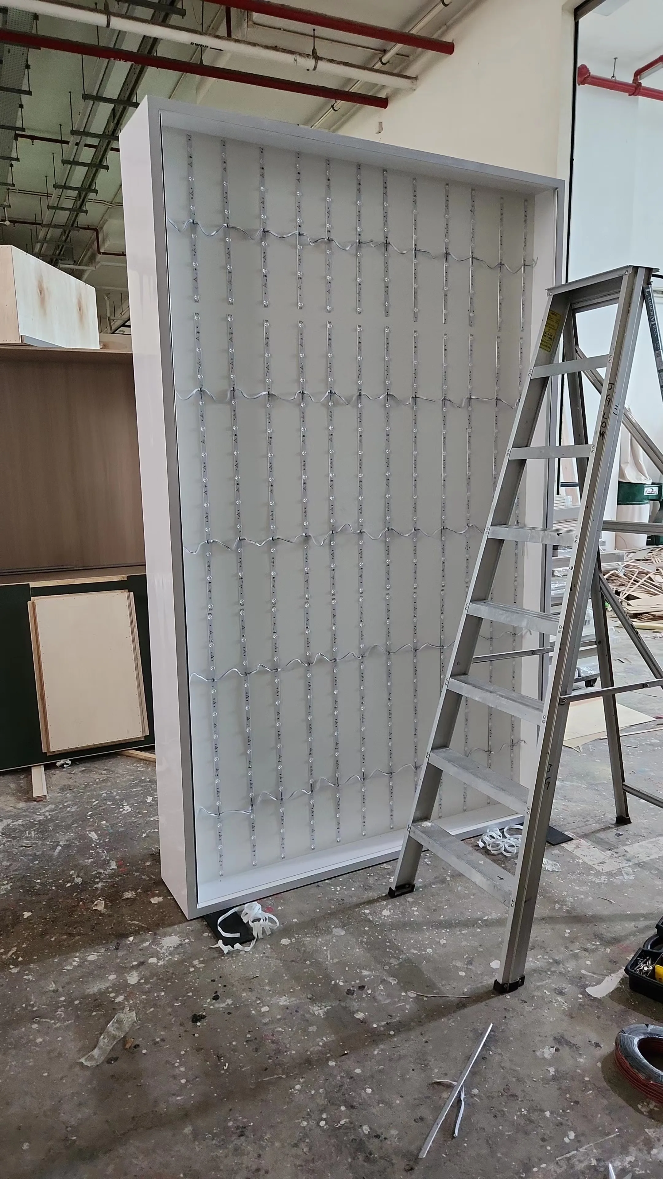 SMD2838 3030  diffuse led light strip with lens 12V 24V rigid led strip