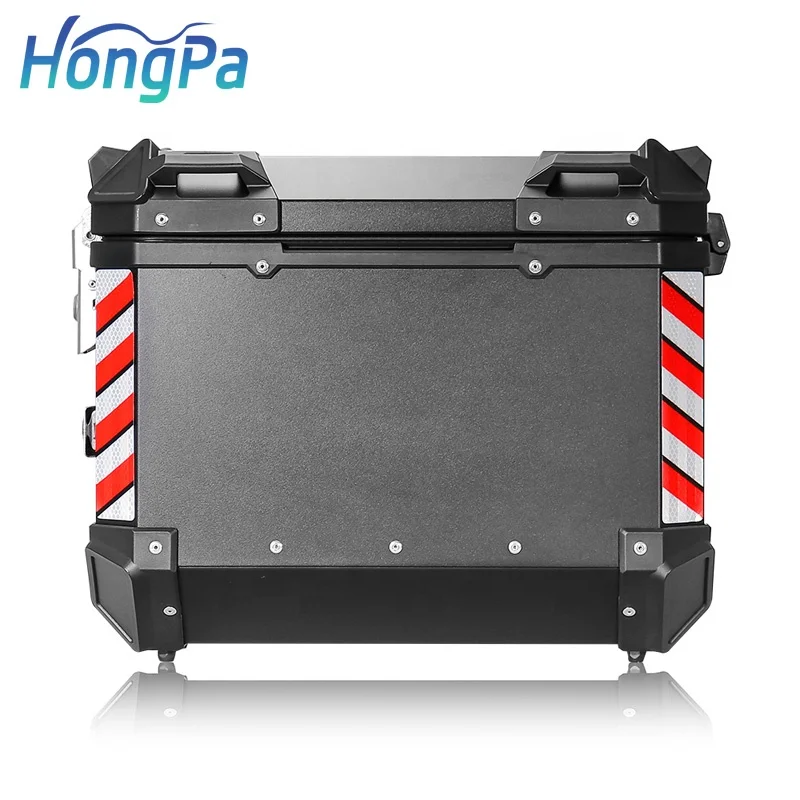 Универсальная мотоциклетная боковая коробка 36 л, алюминиевая водонепроницаемая боковая коробка для мотоцикла, верхняя коробка