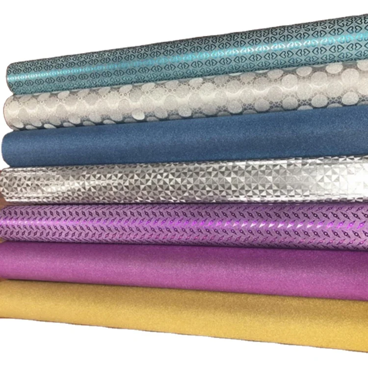 Professional Gold Glitter Laminate Film Roll For Packaging Decoration