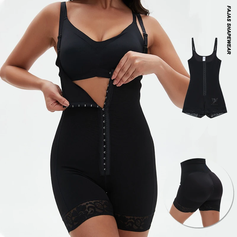 Hygieia Fajas colombian high waist hip lifter Seamless body shaper tummy control  slimming Sheath Flat Belly shapewear bodysuit