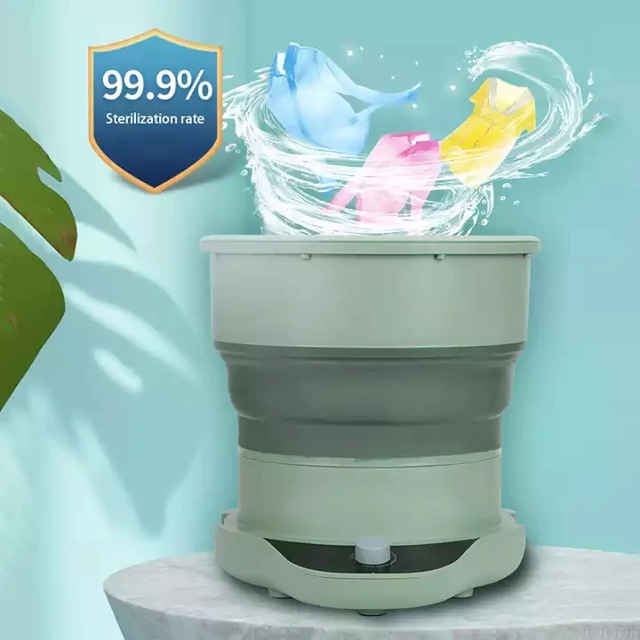 New Design Foldable Portable Cheap Mini Clothes Washing Machine With Spin