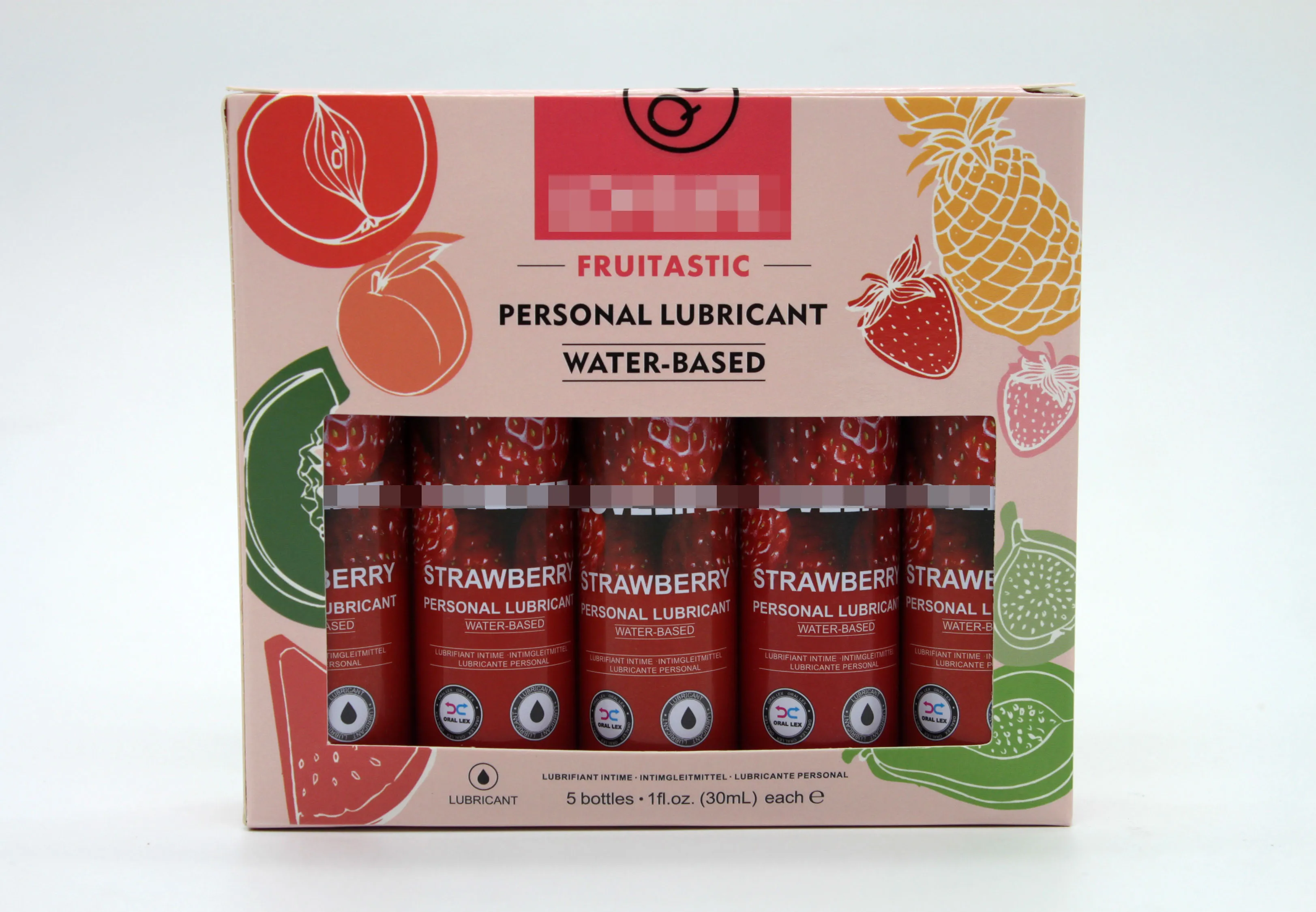 30ml Strawberry Flavor Vagina Water Based Personal Lube Lubricant Gel For men women