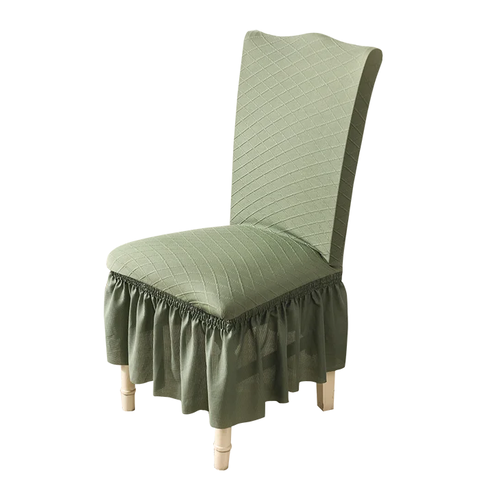 Wholesale Stretch Skirt jacquard cheap universal chair cover Wedding