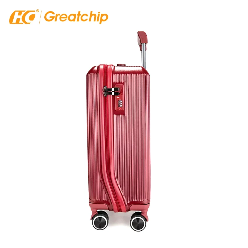 Best quality abs trolly bags hand hard carry on travel tag custom suitcases sets luggage case