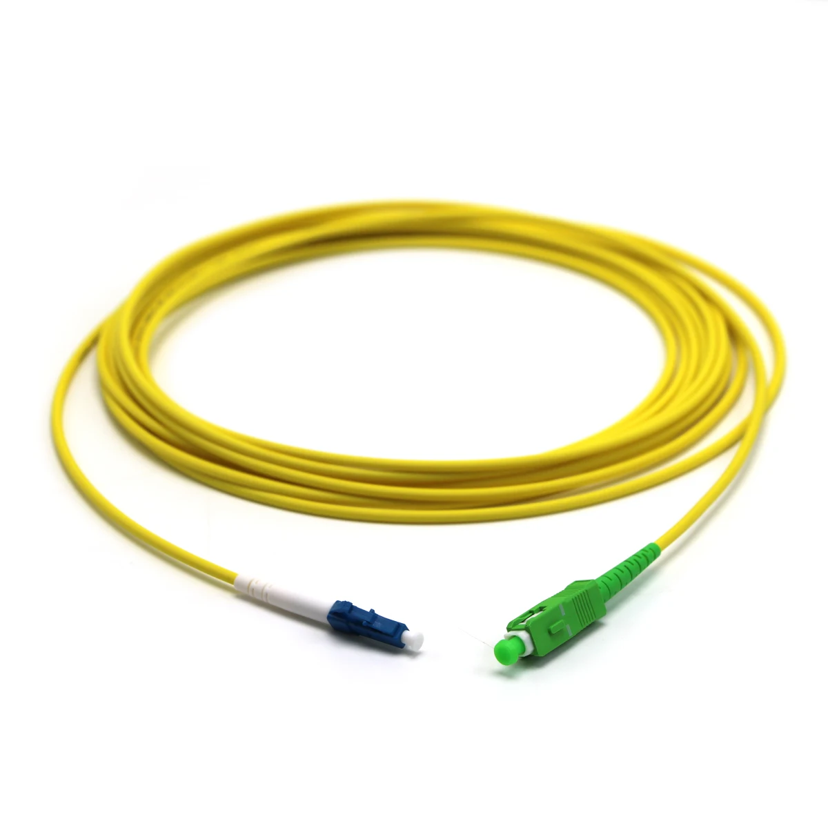 Fiber Patch Leads SC to LC Single Mode Fiber Optic Cable Patch Cord