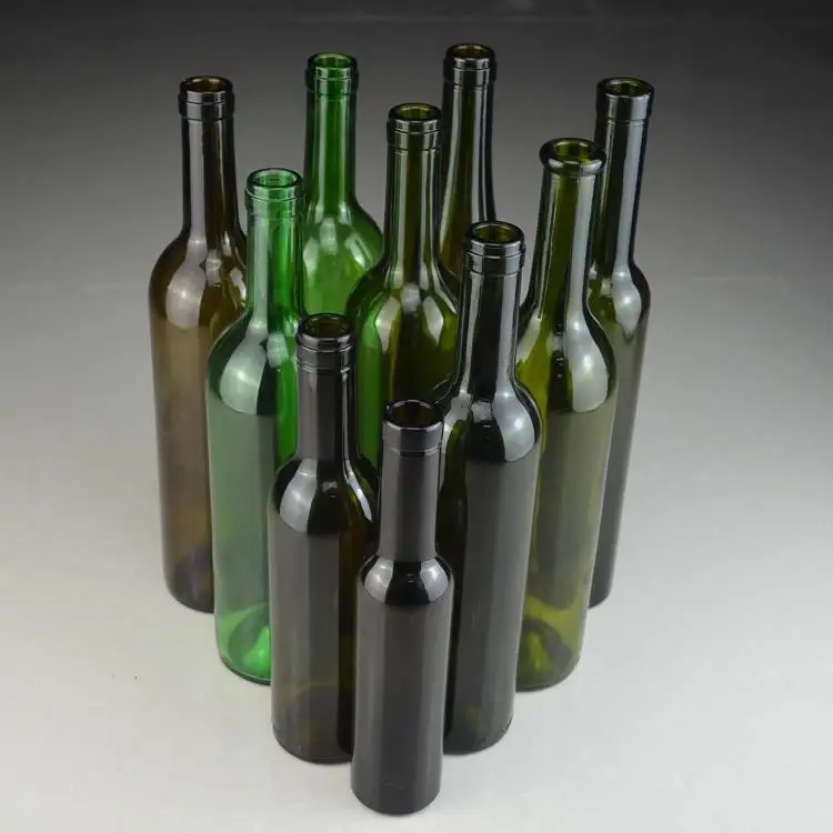 Factory Custom Shape Produced Red Wine bottle Empty Packaging 500ml Glass Wine Bottle Mould Custom Wine Bottle