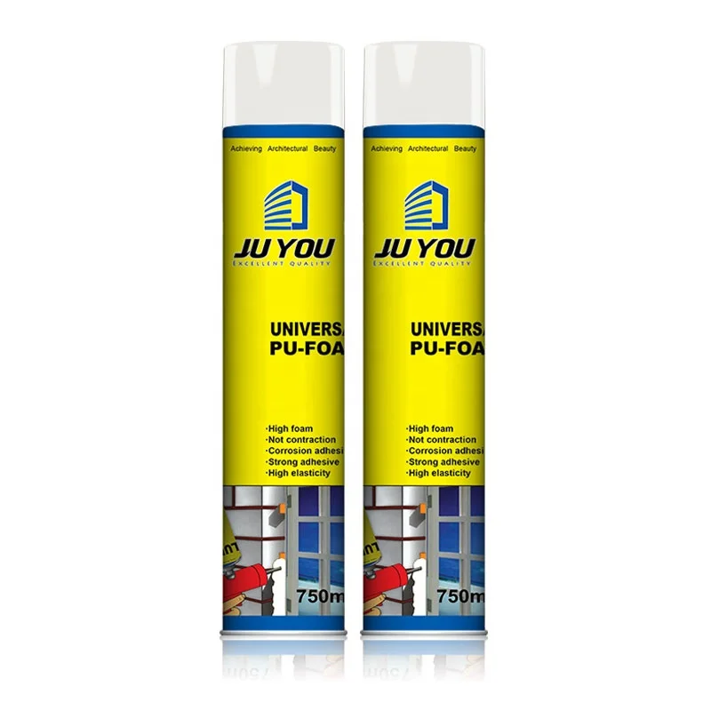 Straw style pu foam making spray glue adhesive sealants for winter use