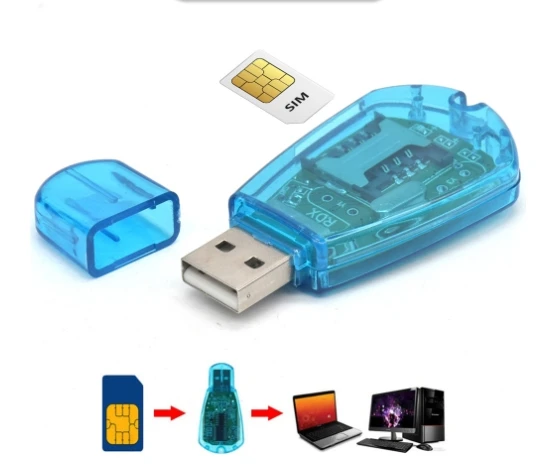 Usb Cellphone Sim Card Reader Copy Cloner Writer Sms Backup/sim card cloner