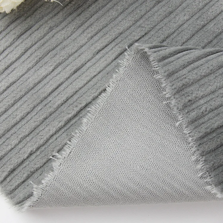 
Skin friendly and comfortable 8W large and small walecorduroy elastic fabric Home textile striped flannel 