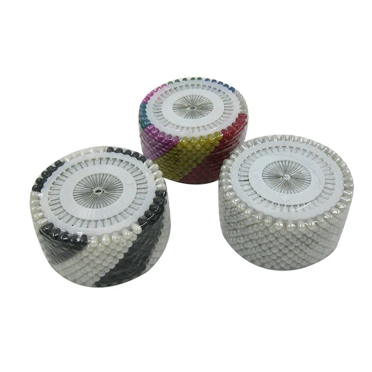 Wholesale Decorative Round Straight Pearl Head Pins Patchwork Ball Sewing Needle Pins For Crafts Dressmaking Embroidery