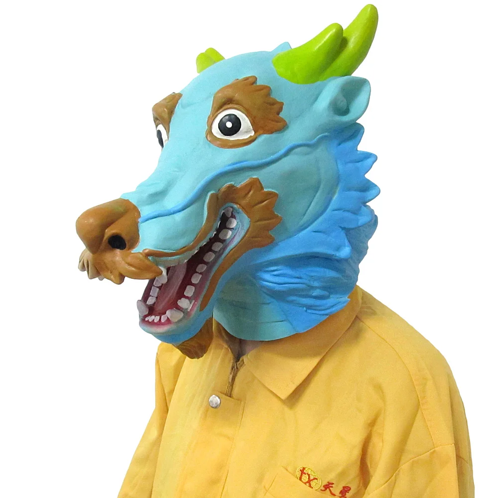 hot sell full Head  carnival party animal  dragon   Halloween  Mask for Adult