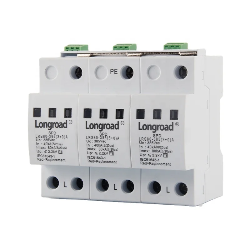 Трехфазное устройство защиты от вспышки переменного тока 500 А, Spd стабилизатор напряжения