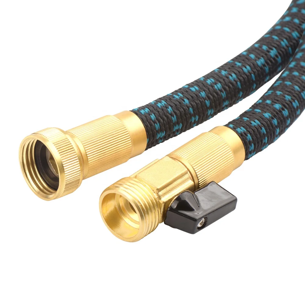 
75ft Flexible Expanding Garden Hose with ABS Sprayer Telescopic Magic Water Garden Hose 
