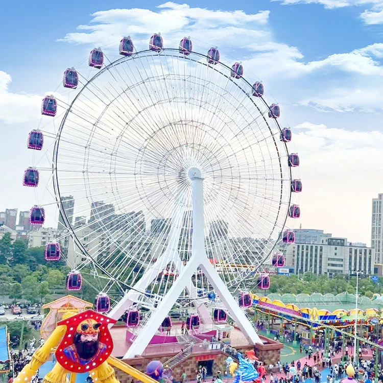 Luna Park Attractive Equipment Ride  Big Sightseeing  46m Ferris Wheel directly supply by China factoryFor Sale