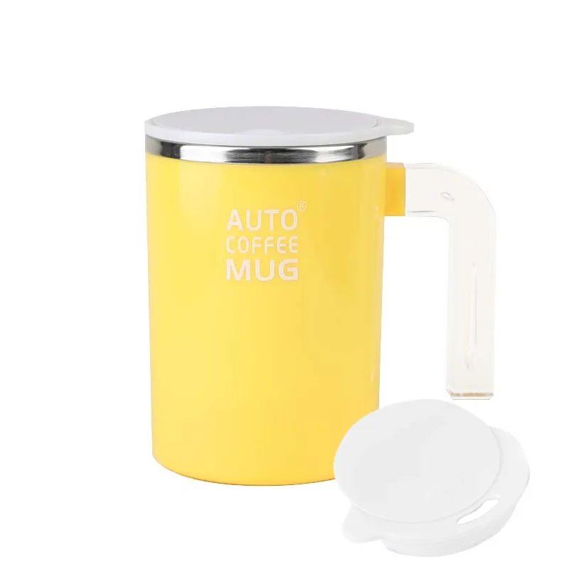 Energy-Saving Automatic Magnetic Stirring Coffee Mug PP Cup Electric Warmer with Direct Drinking Hot Water Direct Drinking