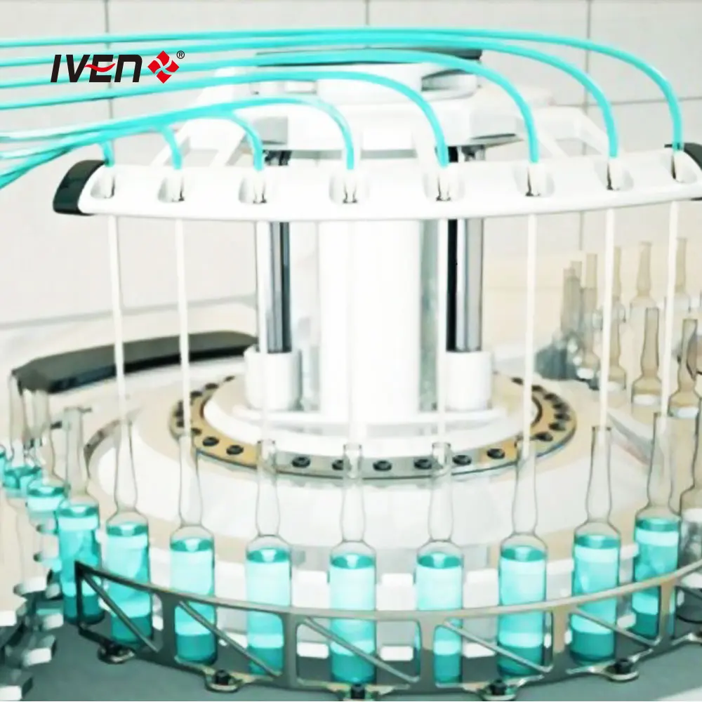 Sterile Injectable Whole Production Line Equipment System Plastic Glass Ampoule Washing Drying Filling and Sealing Machine