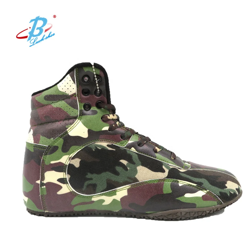 custom your own camouflage bodybuilding shoes  weight lifting shoes gym cross training shoes for walk training gym fight