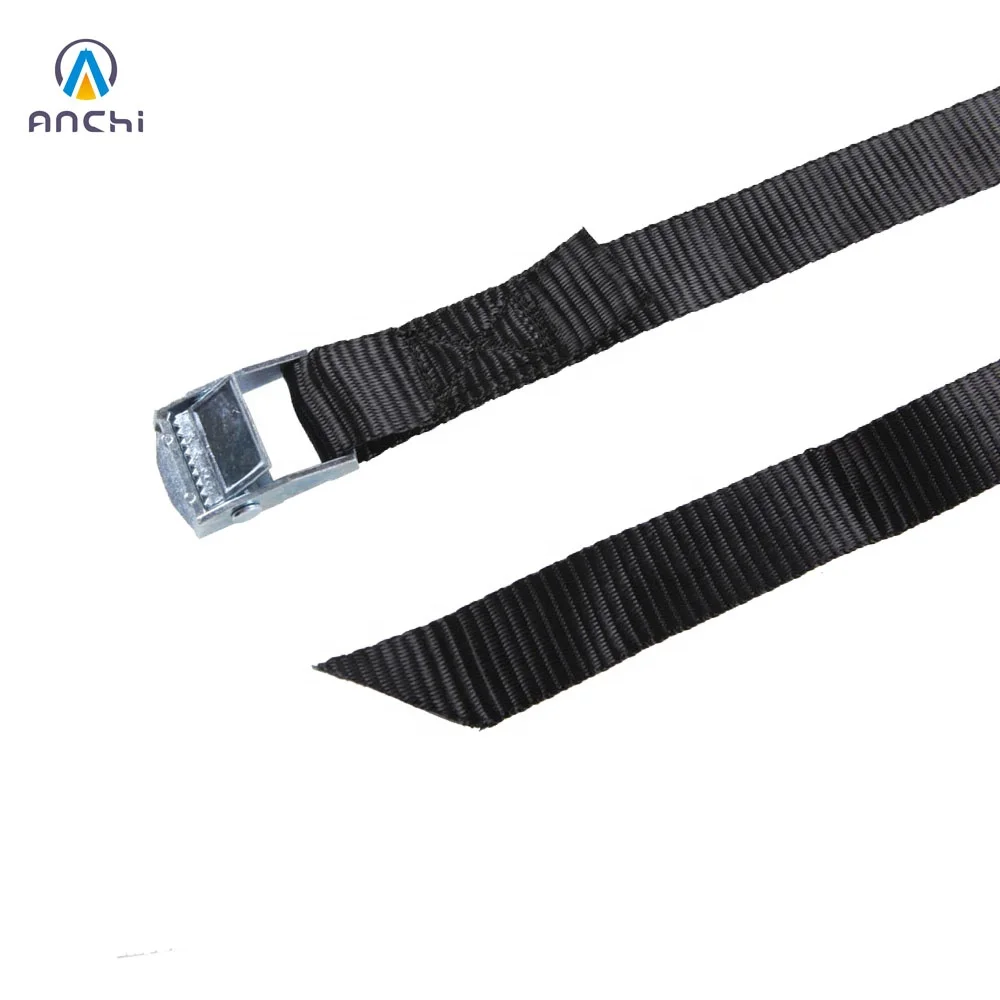 RTD Stock 2m white Zinc cam buckle straps 25mm 250kgs